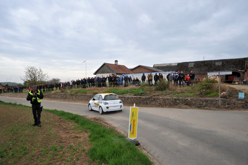 På Nøttrupvej mellem Klejs og Rårup vil man bl.a. kunne opleve rallybilerne race
(Foto: Morten Alstrup)